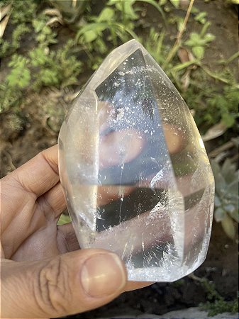 Ponta de Cristal Transprente