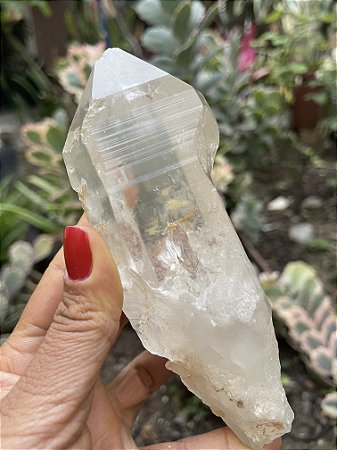 Ponta de Cristal Lemuriano  com Isis
