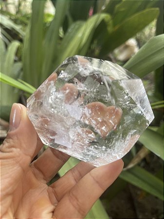 Cristal Transparente Lapidado Forma Livre