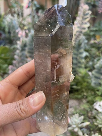 Ponta de Cristal Fume Citrinado