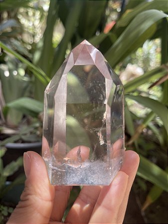 Cristal Transparente - Ponta Lapidada