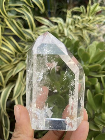 Cristal Transparente Ponta Polida