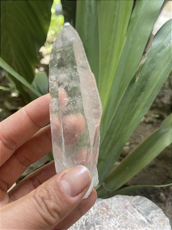 Ponta Cristal Hialino Natural