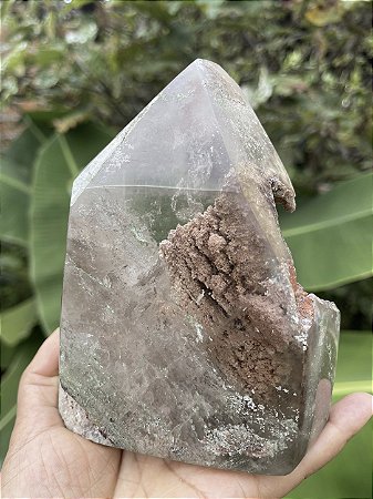 Quartzo Lodolita Ponta Cristal Xamã