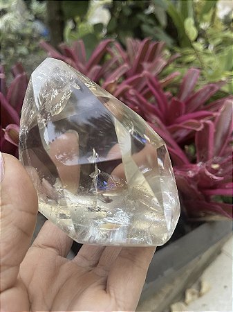 Quartzo Transparente com arco-íris