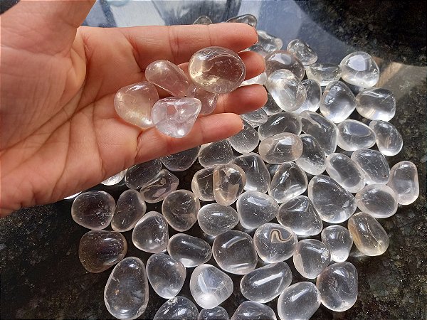 Cristal Transparente Rolado 500g- 1KG