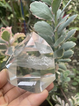 Ponta de Cristal Transparente de Alta Pureza