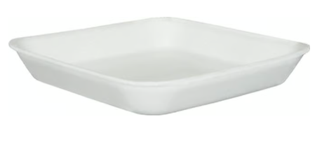 BANDEJA ISOPOR B1 RASA C/ 400UN - SPUMAPAC