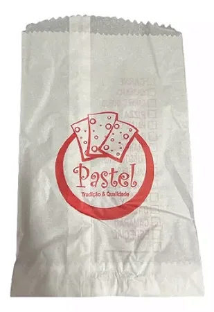 SACO PASTEL 1KG 23X15CM BARRA GORDURA 500UN MTEL