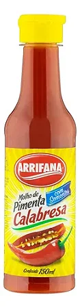 MOLHO PIMENTA CALABRESA 150ML  -  ARRIFANA