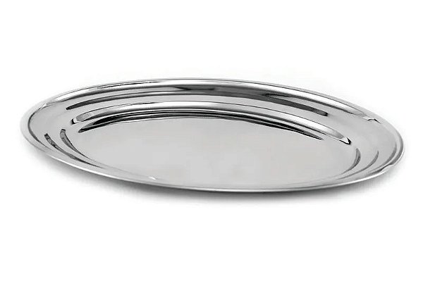 TRAVESSA RASA INOX 25CM