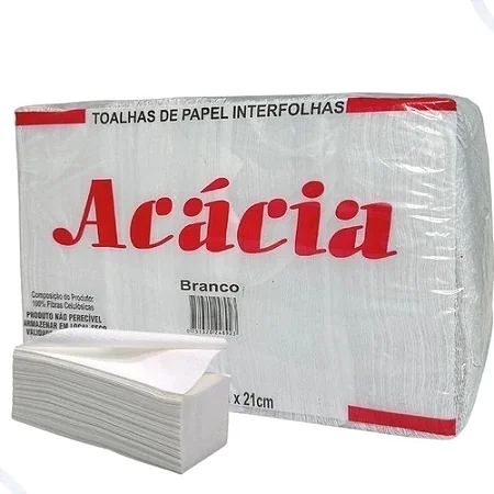 INTERFOLHA BRANCO 23 X 21 C/ 800 FOLHAS - ACACIA