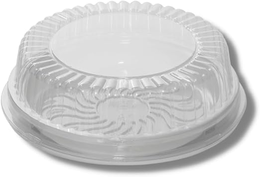 Embalagem de Plastico p/ Torta / Bolo G35 baixa 500g c/ 100un - Galvanotek