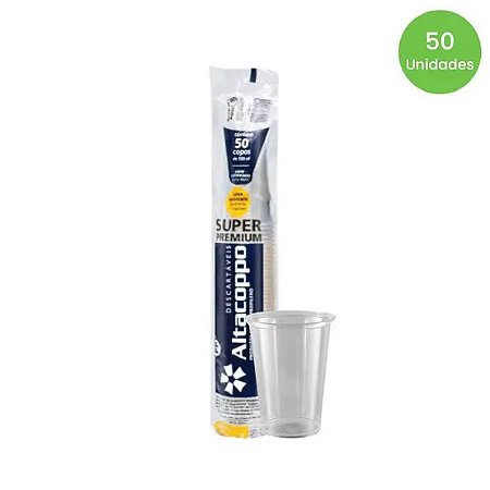 Copo 550ML Caixa C/ 20 Pacotes de 50UN Liso - Altacoppo