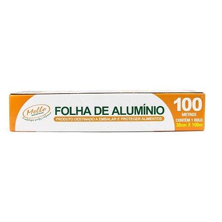 Papel Alumínio Rolo 30X100M - Mello
