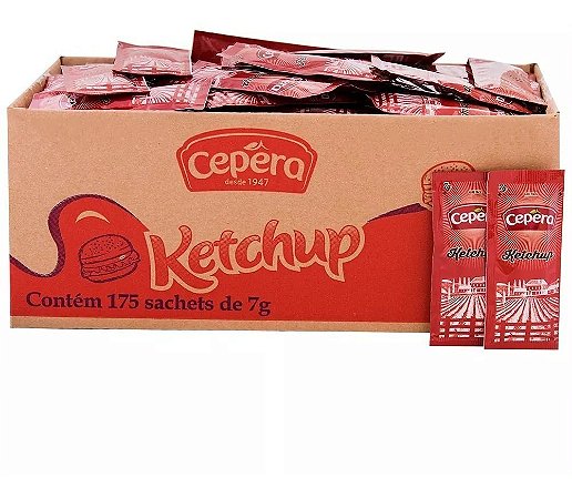 Ketchup Sachê 175X7G - Cepêra