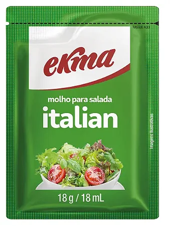 MOLHO PARA SALADA ITALIAN 18G CX C/42UN - EKMA