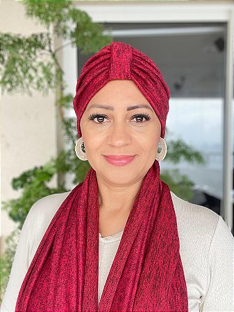 Conjunto Turbante + Cachecol