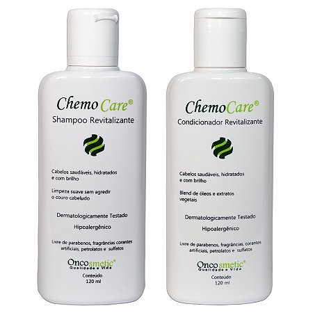 Shampoo + Condicionador Chemo Care Crioterapia Quimioterapia Kit Capilar revitalizante