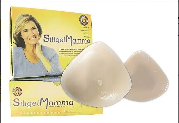 Protese Mamaria Externa Triangular Silicone Pós Mastectomia Ortho Pauher