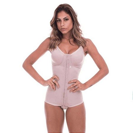 Modelador cavado com alça e fecho frontal Exg