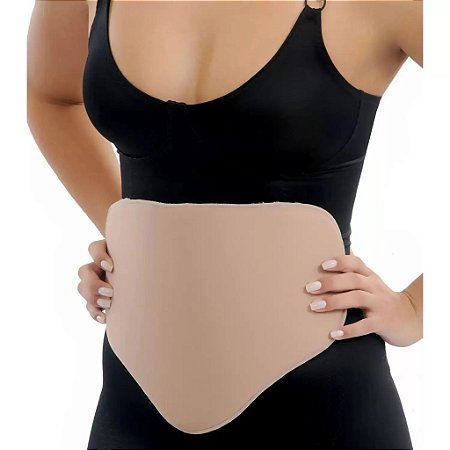 Almofada placa de contenção rígida abdominal