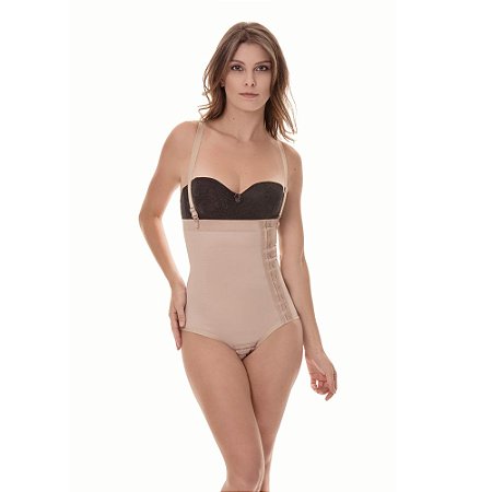 Cinta cirúrgica body cavada c/fecho lateral