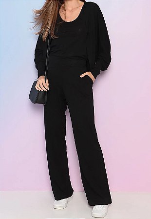 Conjunto Maria Paes 3 Peças Preto