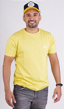 Camiseta básica amarela capa loka