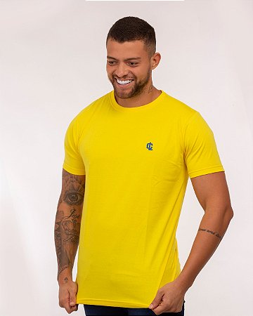 Camiseta basica colors amarela