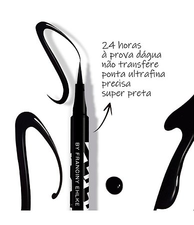 FRAN PULLPEN - CANETA DELINEADORA PARA OLHOS By FRANCINY EHLKE PRETO 1,2mL
