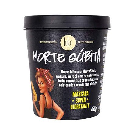 MÁSCARA SUPER HIDRATANTE MORTE SÚBITA 450g
