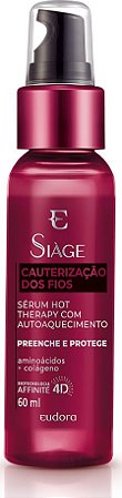 Sérum Capilar Siàge Hot Therapy Cauterização dos Fios