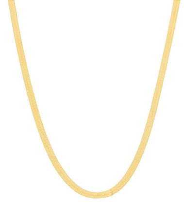 Choker laminado ouro 18K - escolha a espessura