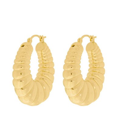 Argola Shell ouro 18K