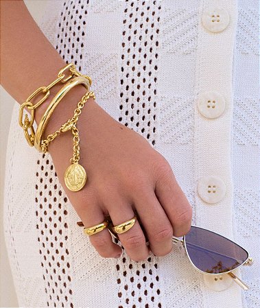 Bracelete Bold ouro 18K