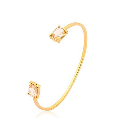 Bracelete com Morganita e ouro 18K