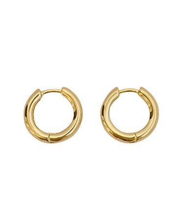 Argola Pipe ouro 18K