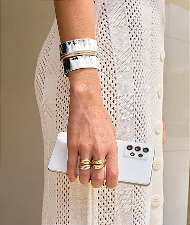 Bracelete Eva P Silver