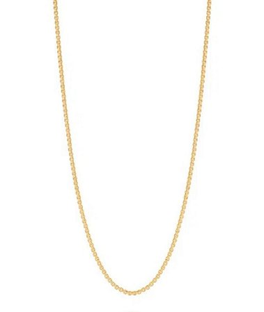 Fio veneziano prata 925 com ouro 18k - escolha o tamanho