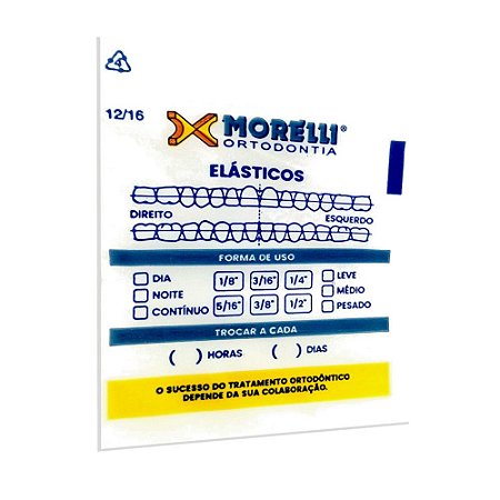 Embalagem P/ Elastico C/50un 8005001 Morelli