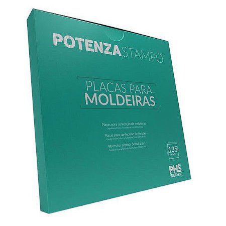 Placa Moldeira Soft 1,0mm Quadrada C/5un Potenza