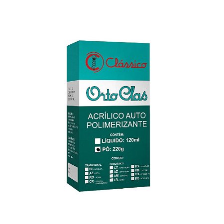 Acrilico Orto C/220gr Orto Clas - Clássico