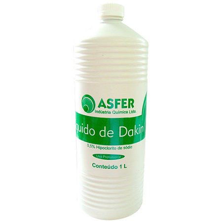 Hipoclorito de Sodio 0,5% Liquido de Dakin - Asfer