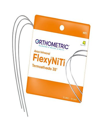 Arco Flexy NiTi Thermal 35° Retangular C/10uni - Orthometric