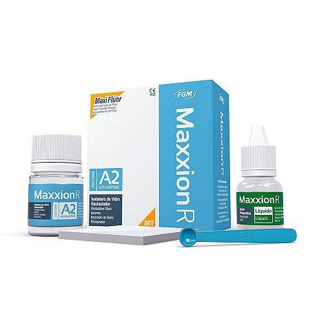 Ionômero de Vidro Maxxion R Kit A3 (Po + Liq) - FGM