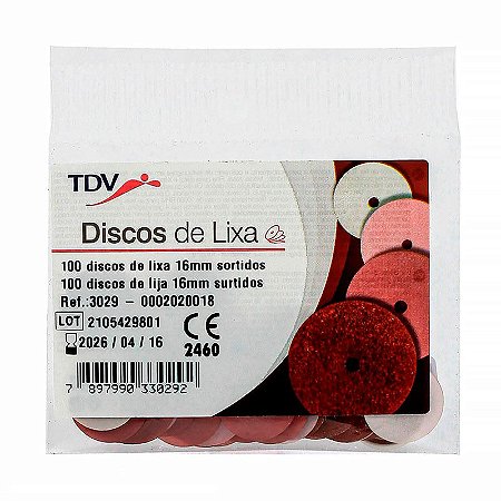 Disco de Lixa 3029G C/100un -TDV
