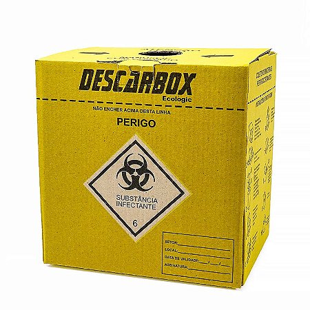 Coletor Perfuro Cortante 20lt Ecologic - Descarbox