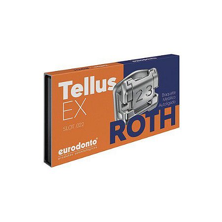 Kit Bráquete Autoligado Tellus EX Roth 022 - Eurodonto