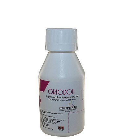 Acrilico Ortodon Incolor C/60ml Refil - Frantins